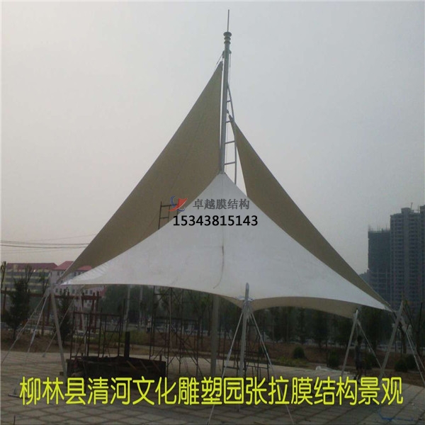 山西呂梁市柳林縣清河文化園張拉膜景觀(guān)